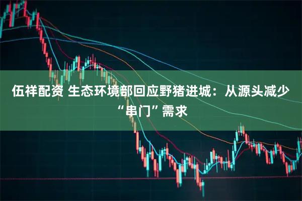 伍祥配资 生态环境部回应野猪进城：从源头减少“串门”需求